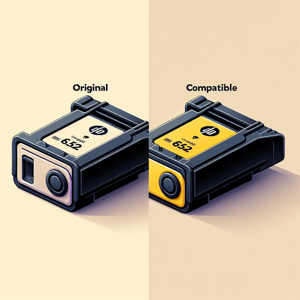 Porównanie tuszów do drukarki: Tusze HP 652 – zamienniki i oryginalne