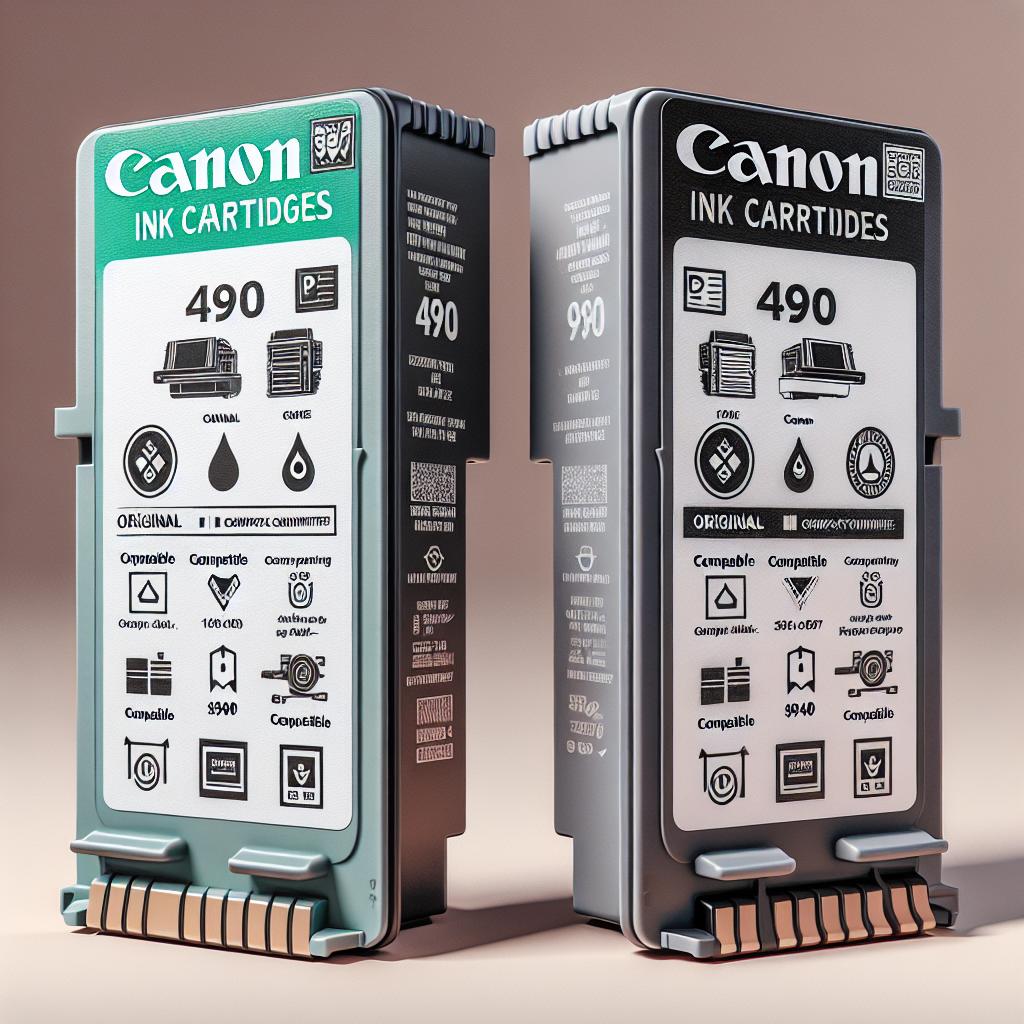 Tusze Canon 490 – zamienniki i oryginalne: Kompleksowe rozwiązanie do Twojego urządzenia drukującego
