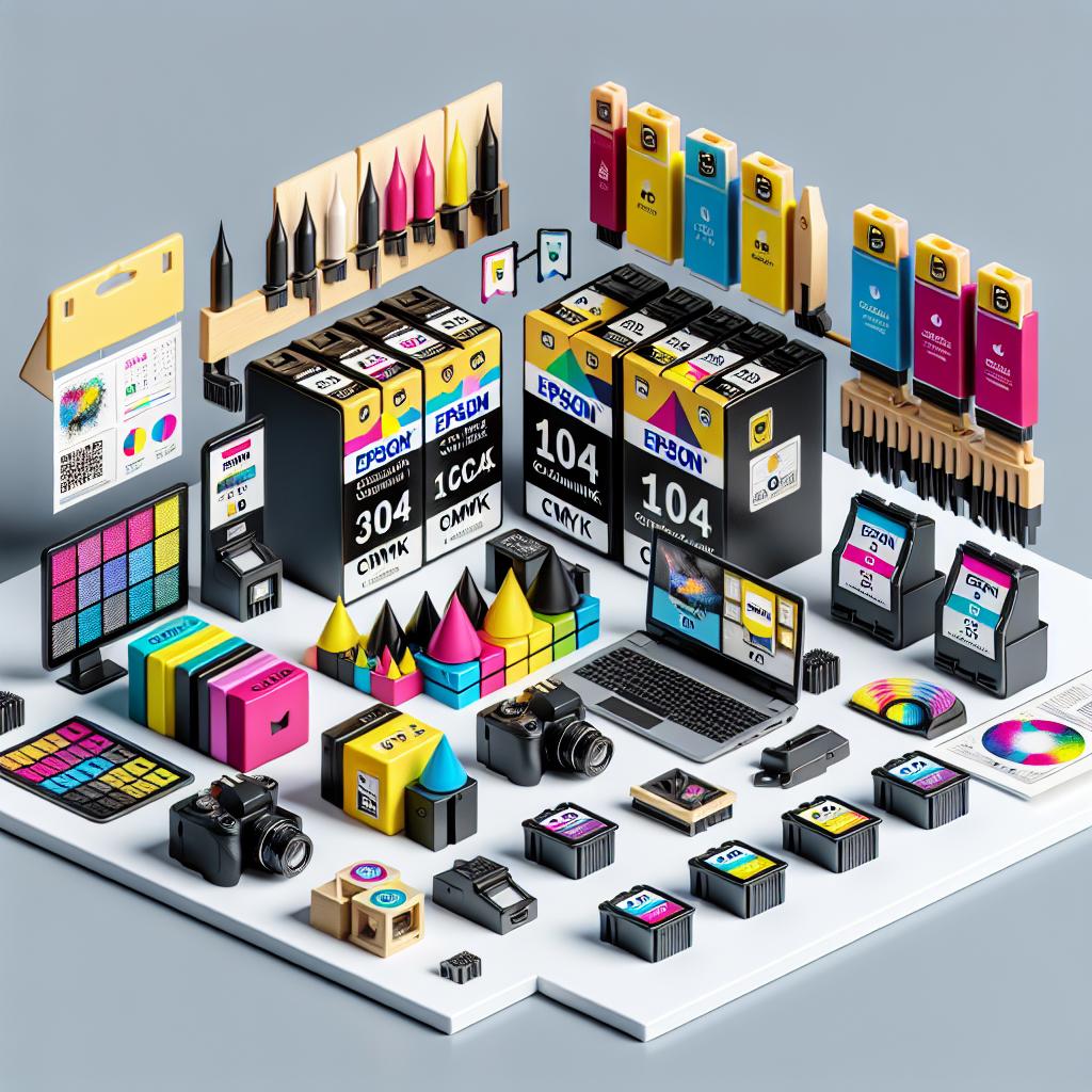 Tusze Epson 104 CMYK – zamienniki i oryginalne: Przewodnik przez świat atramentów